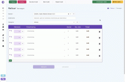 Een klant toevoegen tijdens aanmaken van je factuur